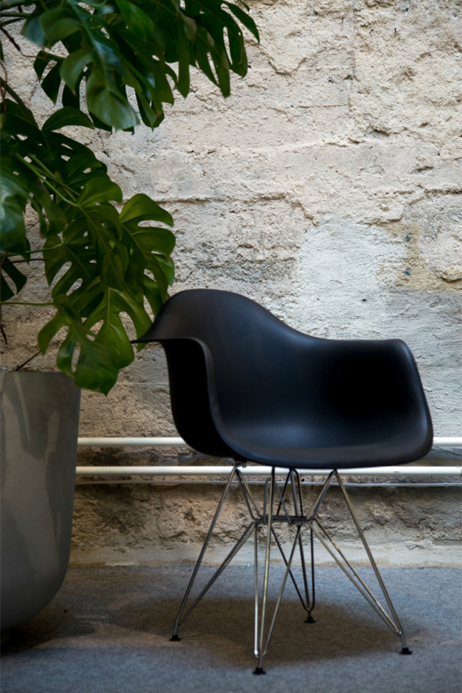 Chaise 'Bjurholm' - Pieds en acier noir