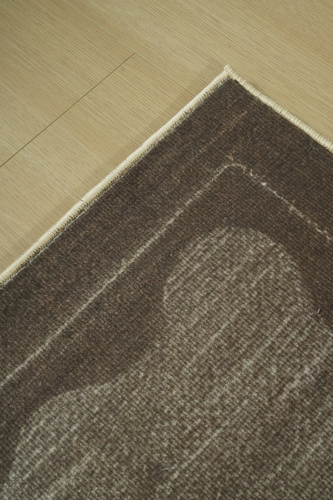 Tapis 'Lunelle' - Marron