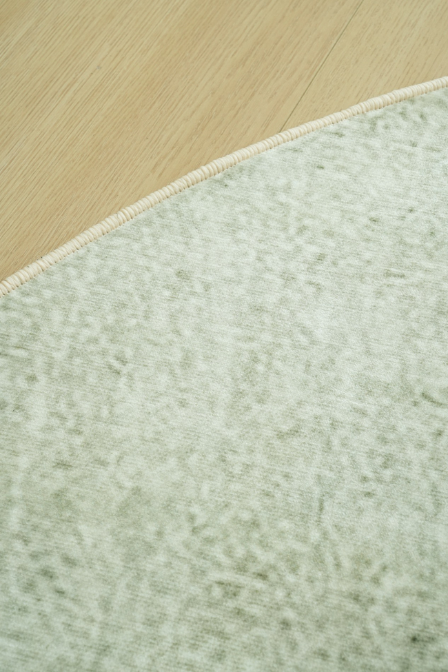 Tapis 'Ängelholm' Rond 200 cm - Vert