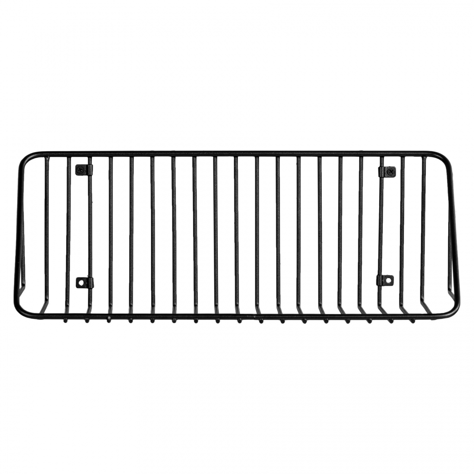 Étagère murale 'Strings' - Noir/Métal