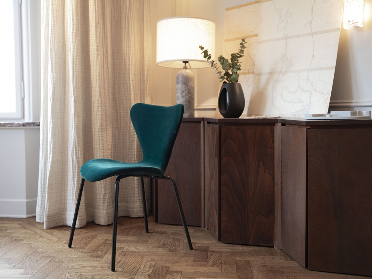 Chaise 'Minuit' - Velours