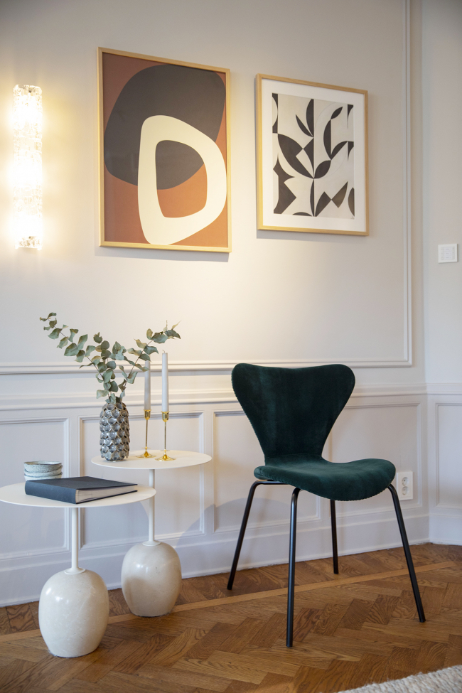 Chaise 'Minuit' - Velours