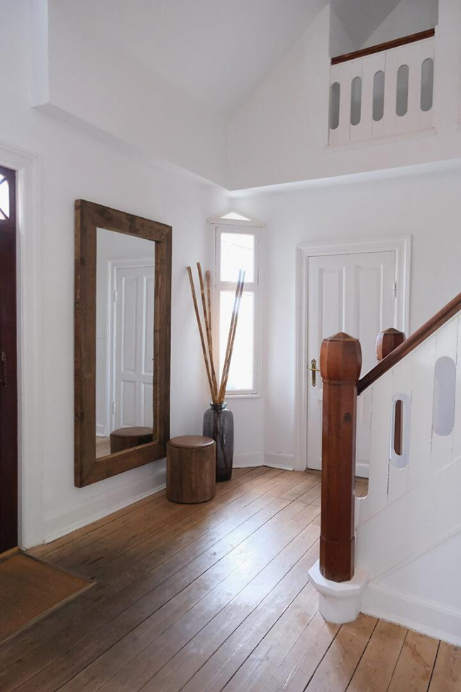 Table d'appoint ronde vintage - Bois