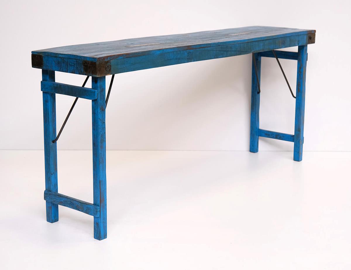Table console 'Rohan' - Bleu