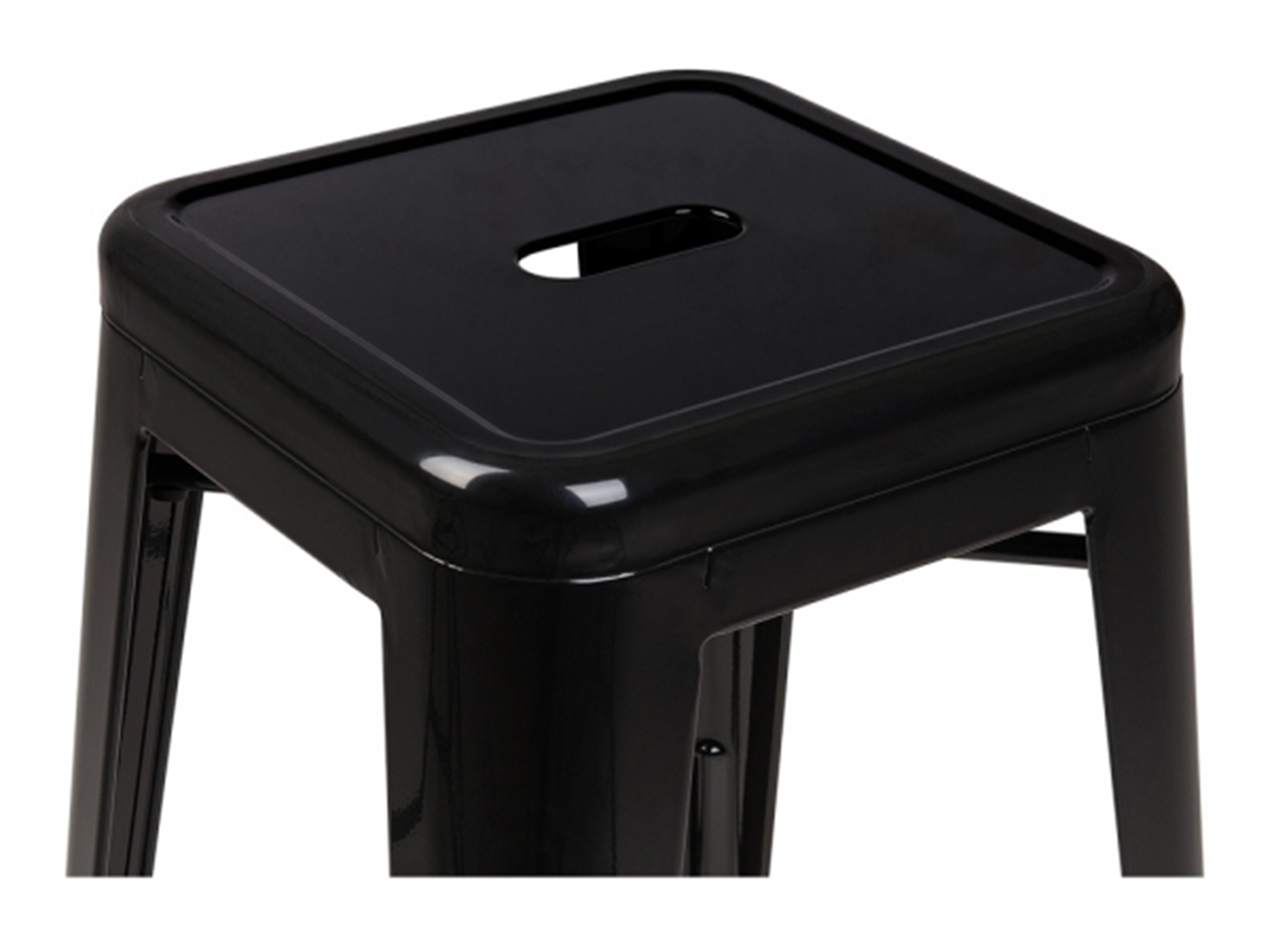 Tabouret 'Montmartre' 65cm - Noir