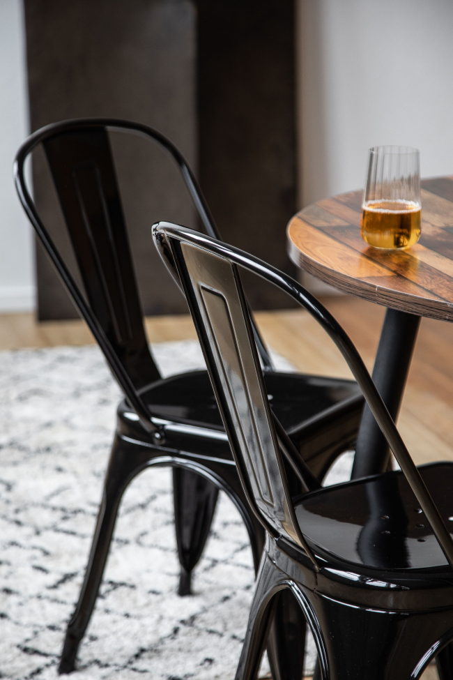 Chaise 'Montmartre' - Laque noire