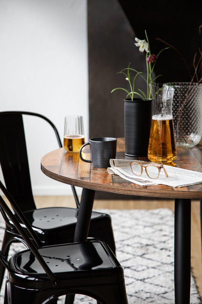 Chaise 'Montmartre' - Laque noire