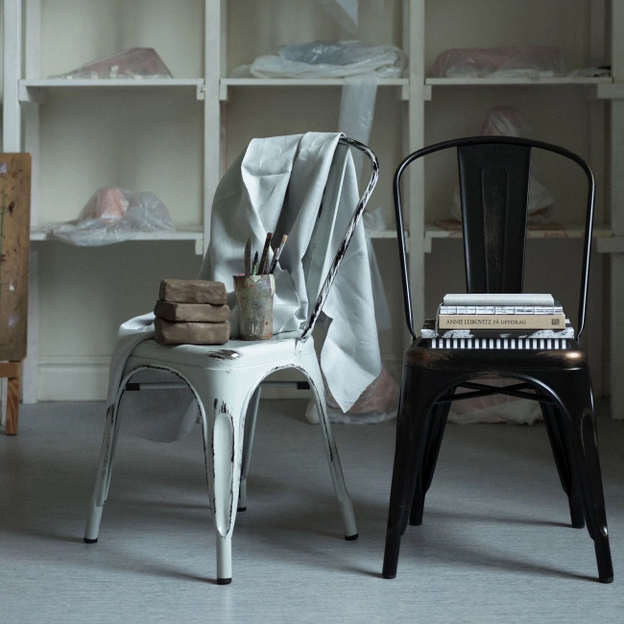 Chaise 'Montmartre' - Vintage noir