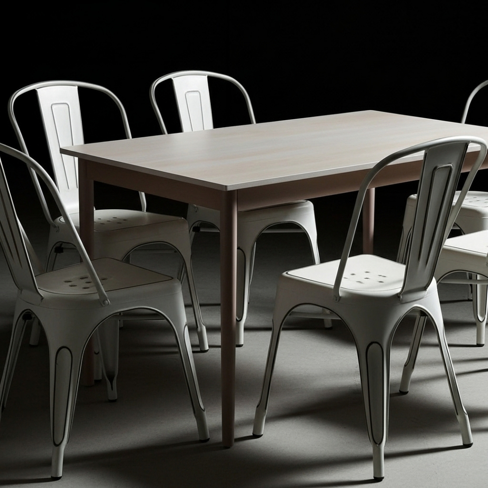 Chaise 'Montmartre' - Vintage blanc