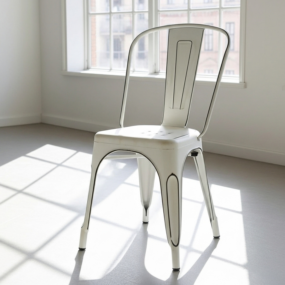 Chaise 'Montmartre' - Vintage blanc