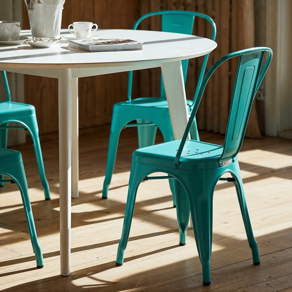 Chaise 'Montmartre' - Turquoise