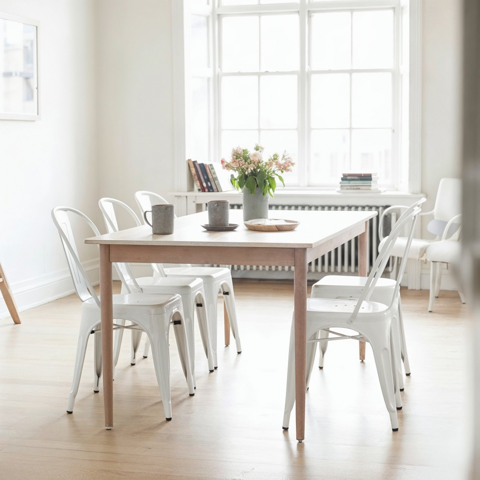 Chaise 'Montmartre' - Laque blanche