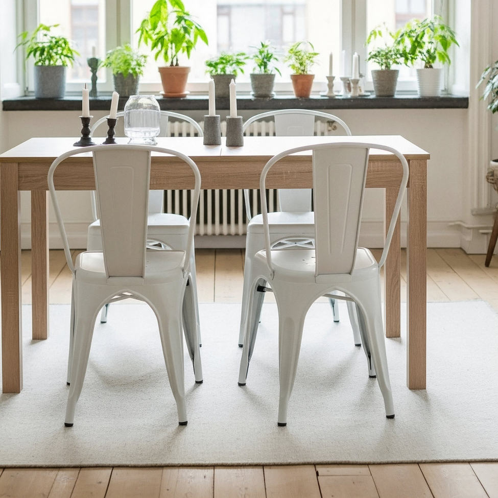 Chaise 'Montmartre' - Laque blanche