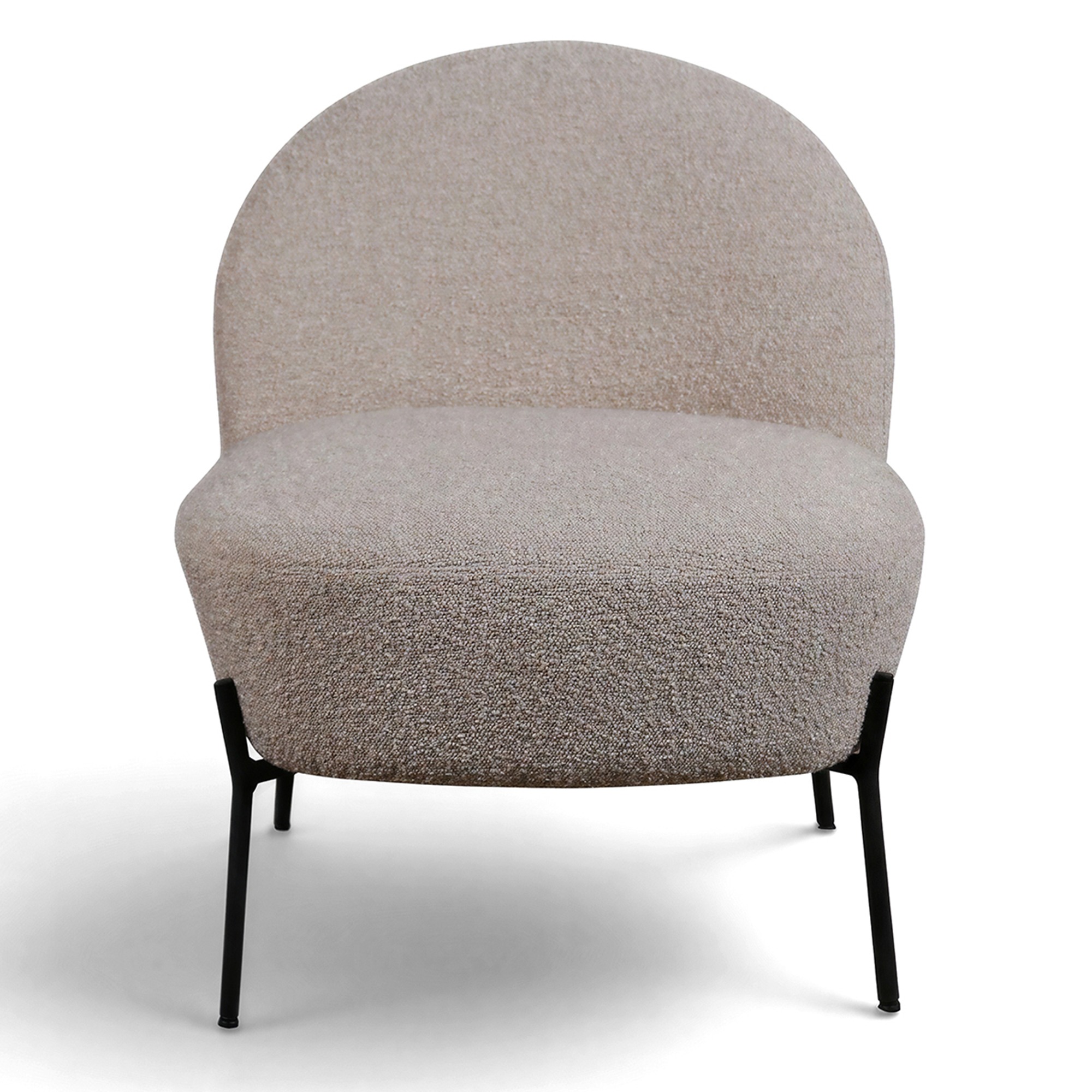 Fauteuil 'Gori' - Beige/Bouclé