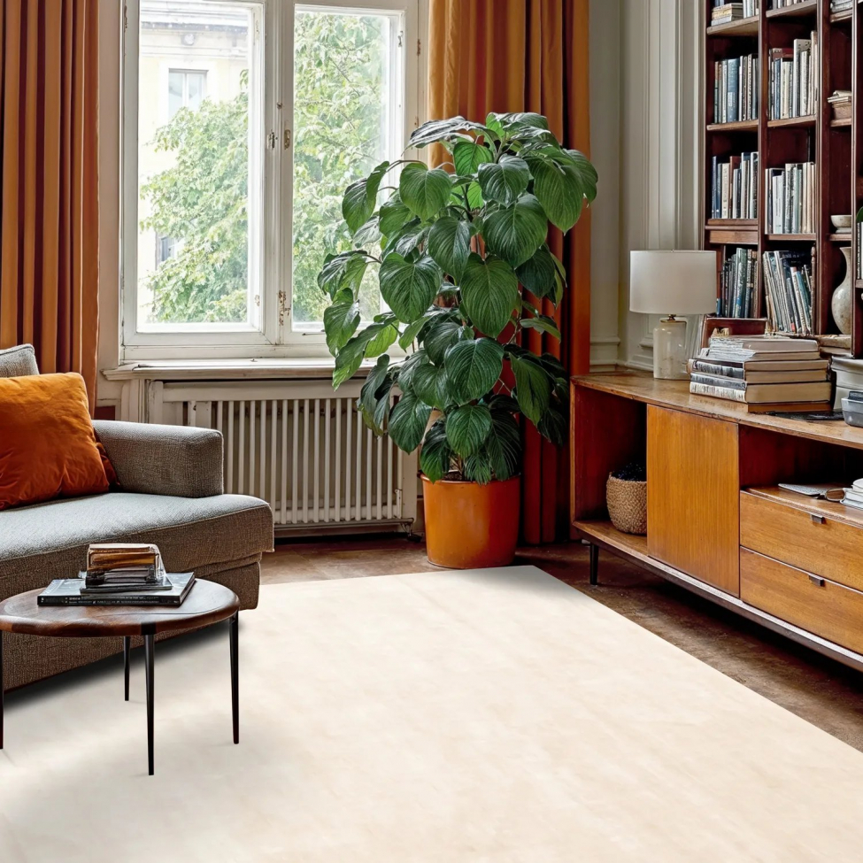 Tapis en viscose 'Jodhpur' 70x200cm - Beige clair