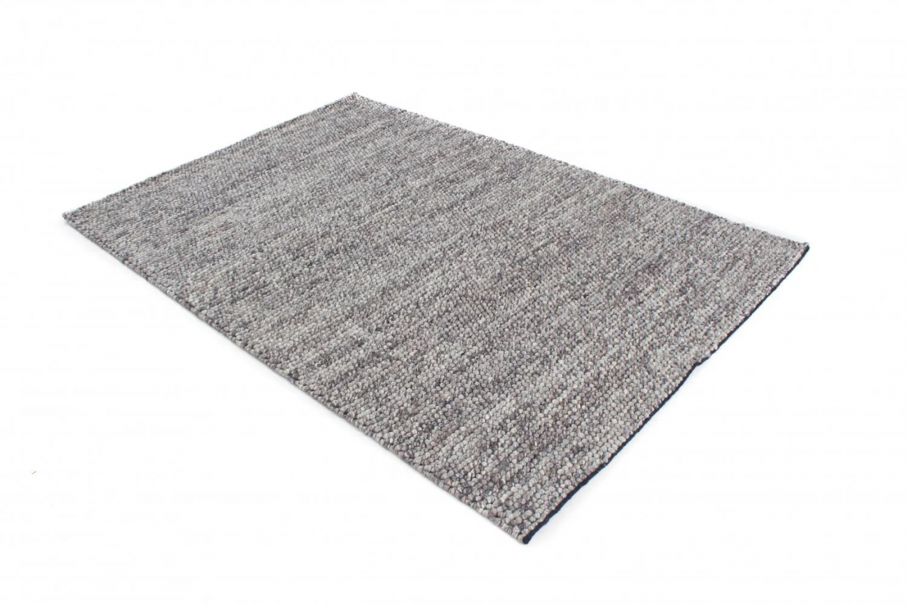 Tapis en laine 'Avafors Wool Bubble' 240x340cm - Gris