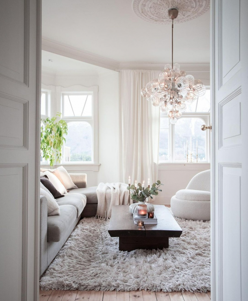 Tapis 'Janjira' 80x250cm - Blanc cassé