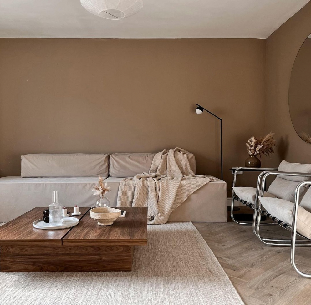 Tapis en laine 'Dhurry' 70x200cm - Naturel