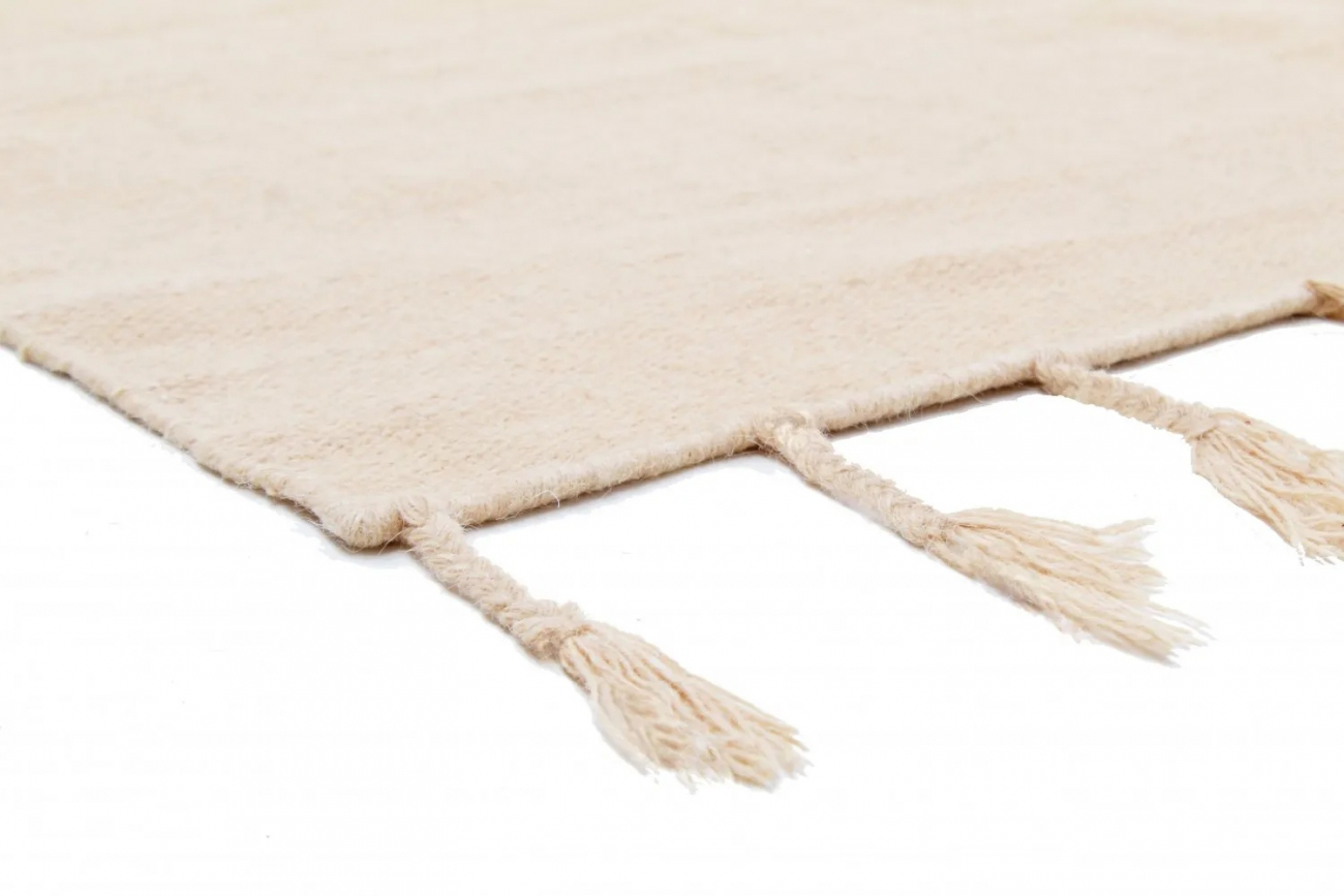 Tapis en laine 'Malana' 70x200cm - Beige