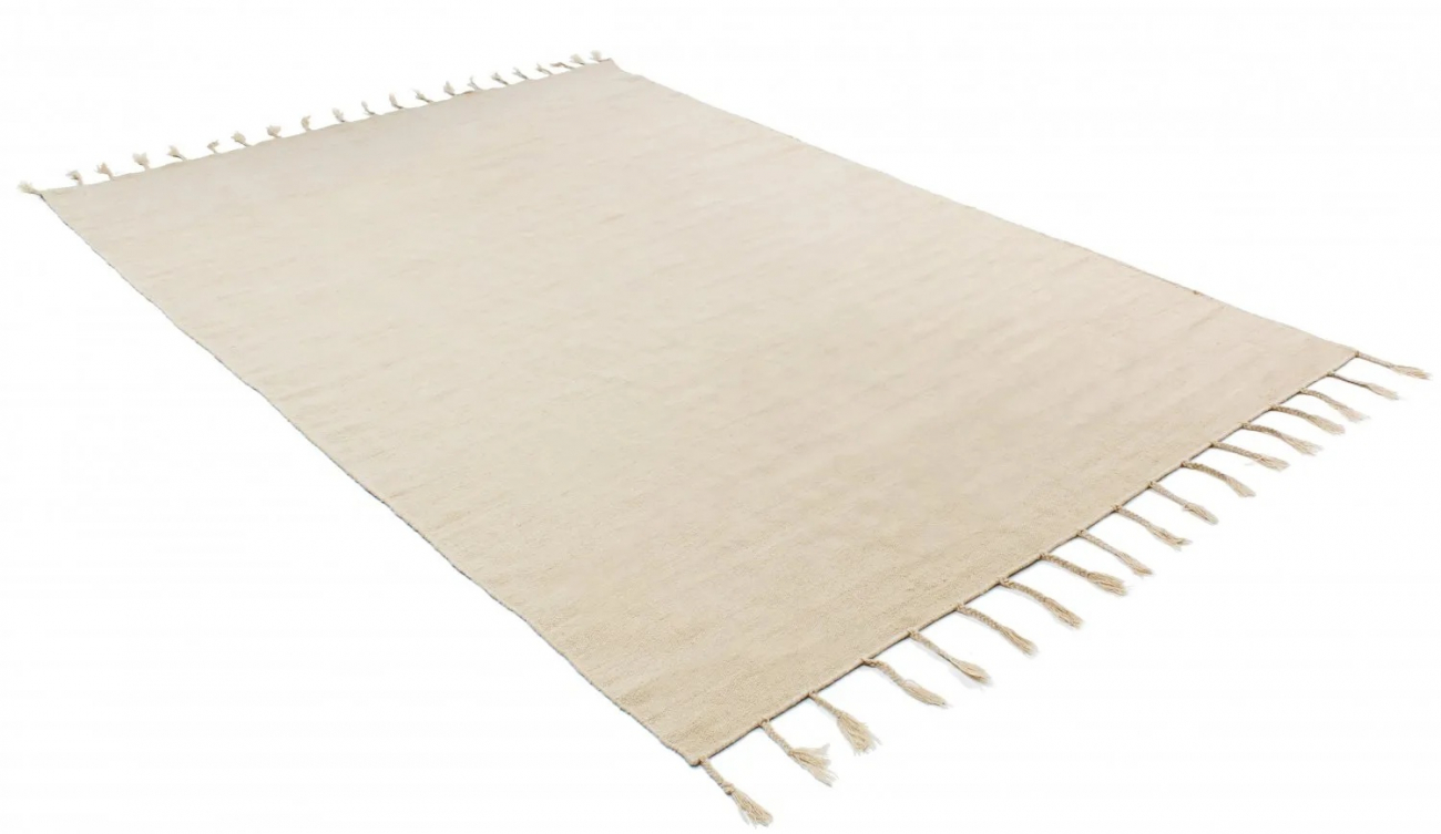 Tapis en laine 'Malana' 200x200cm - Beige