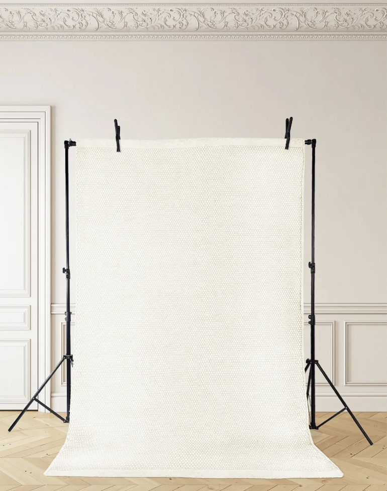 Tapis en laine 'Coastal' 200x290cm - Blanc
