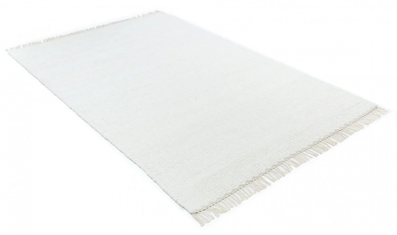 Tapis en laine 'Cartmel' 133x190cm - Blanc cassé