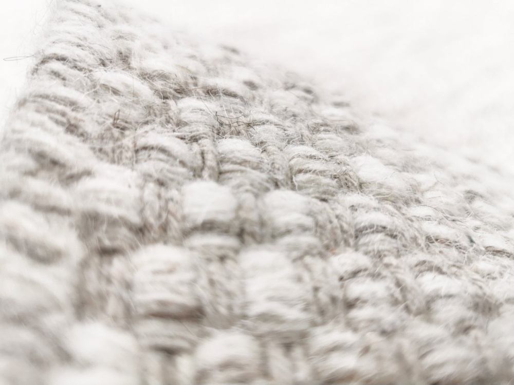 Tapis en laine ' Otago ' - Naturel