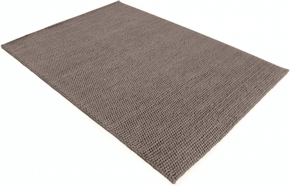Tapis en laine 'Avafors Wool Bubble' 240x240cm - Brun