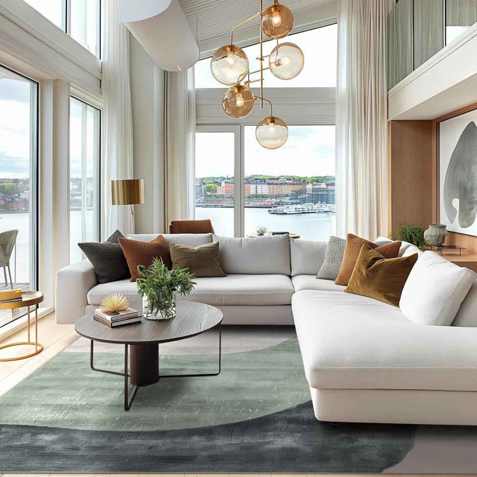 Tapis Wilton 'Barcelona' 160x230cm - Vert