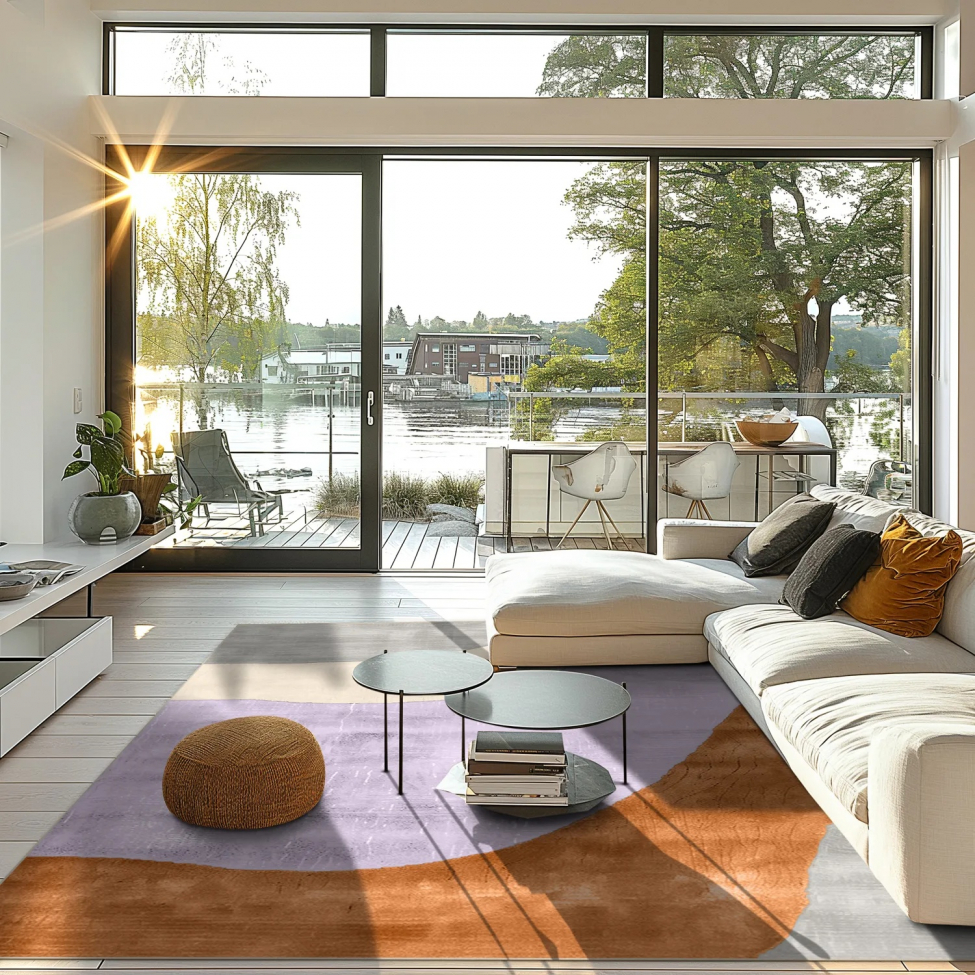 Tapis Wilton 'Barcelona' 240x340cm - Lavande