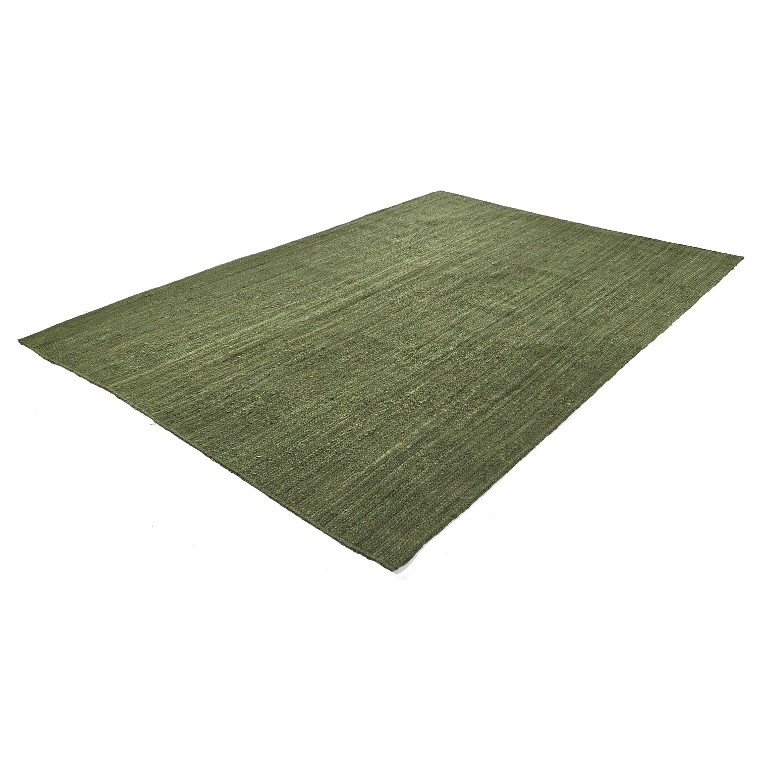 Tapis en jute 'Amasia' - Vert foncé