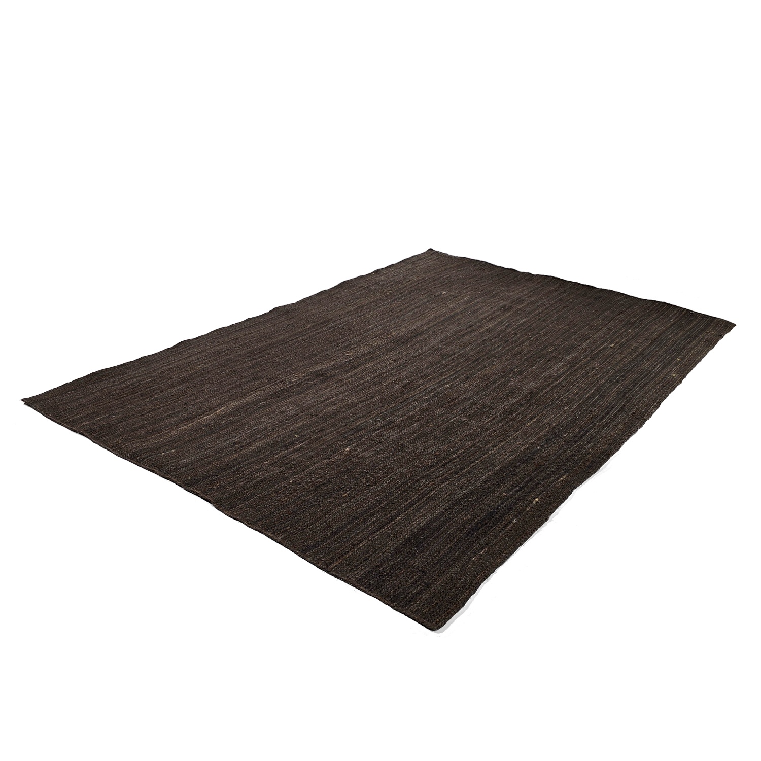 Tapis en jute 'Amasia' - Brun foncé
