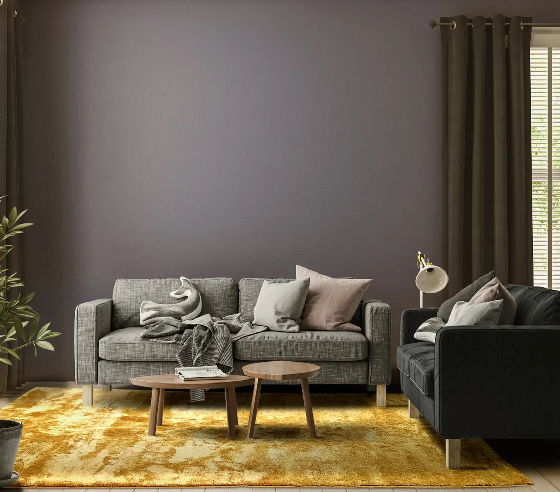 Tapis shag 'Aranga Super Soft' 80x180cm - Jaune