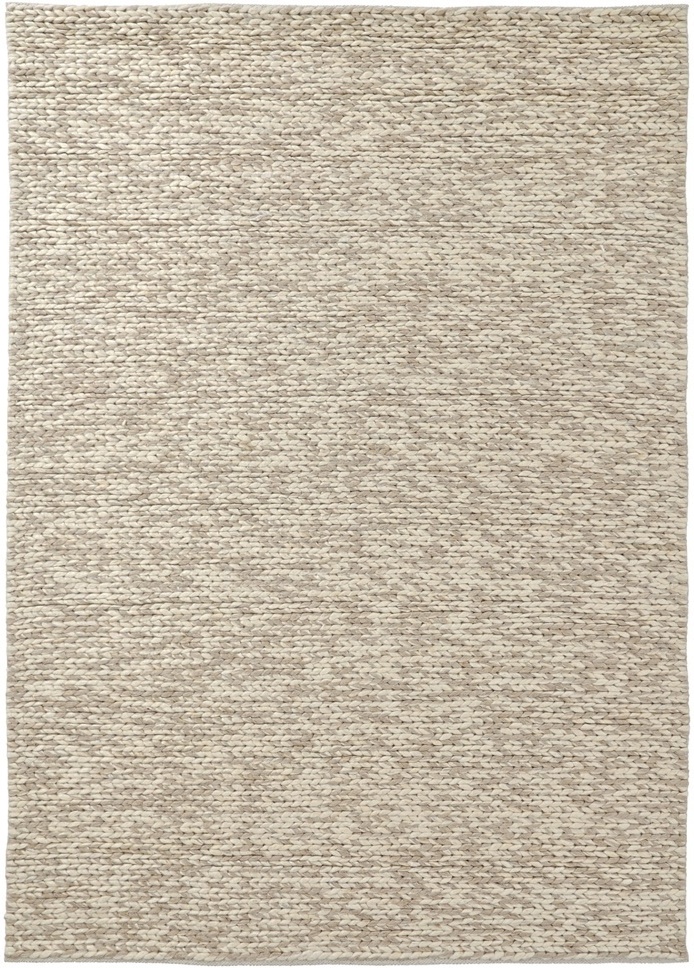 Tapis en laine tressée « Talvia » - Naturel