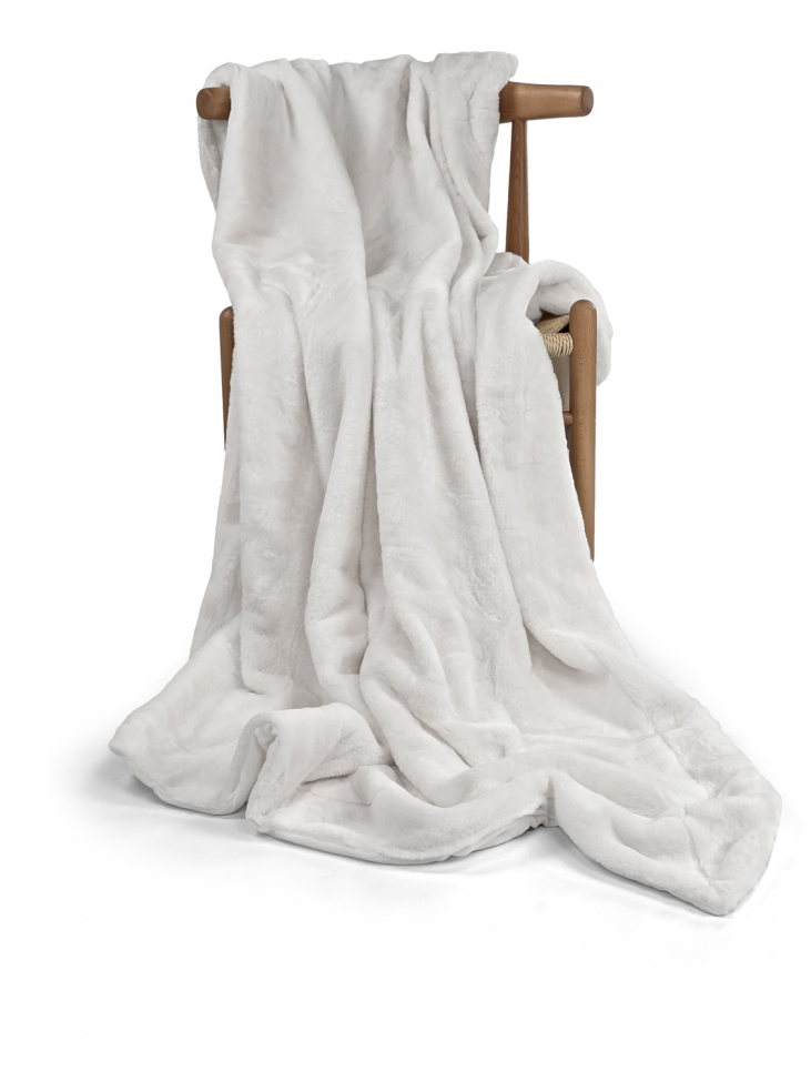 Plaid ' Aranga Super Soft Throw ' 130 x 170 cm - Blanc