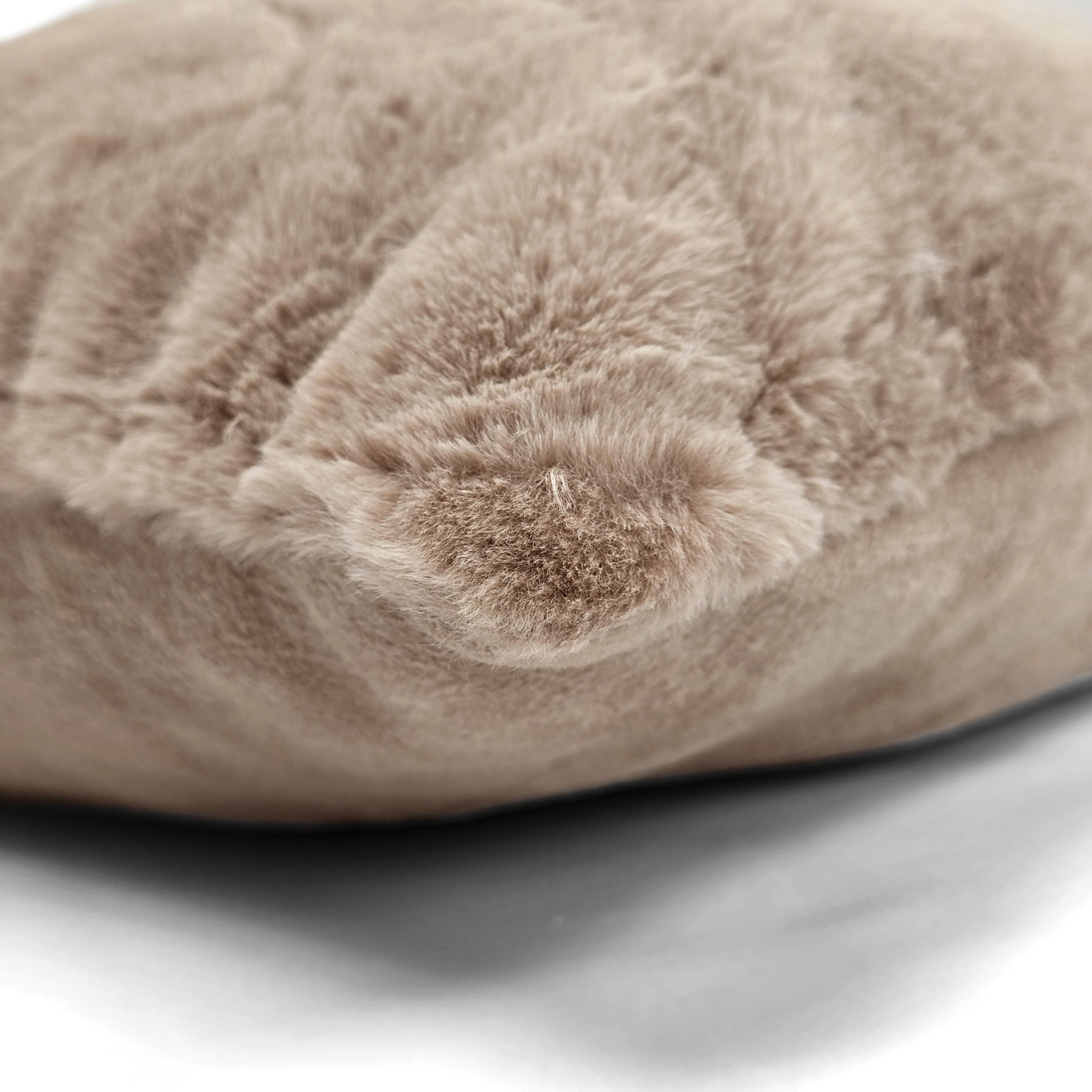 Housse de coussin ' Aranga Super Soft ' 45 x 45 cm - Marron