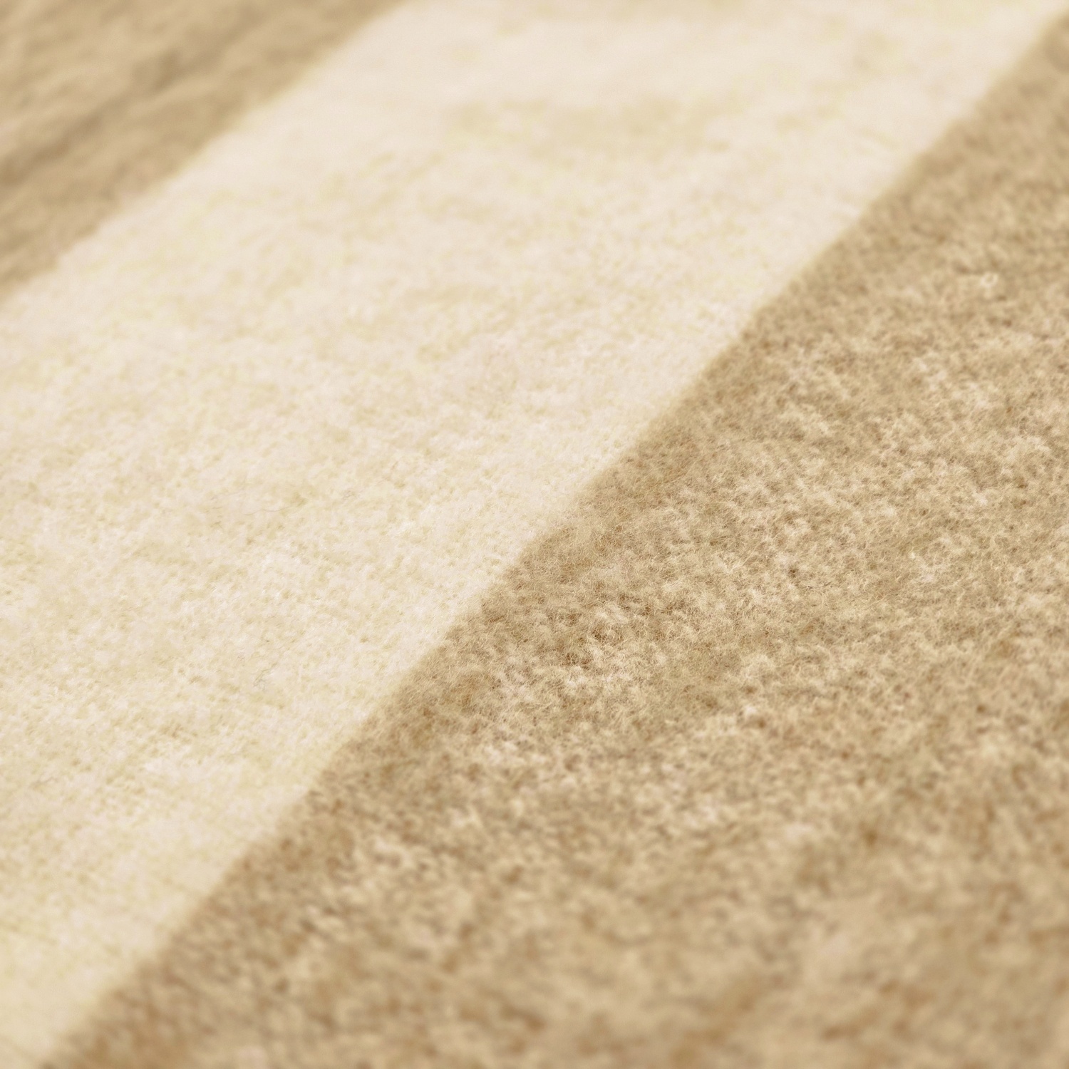 Tapis à carreaux ' Beatriz Stripe ' 130 x 170 cm - Beige/blanc