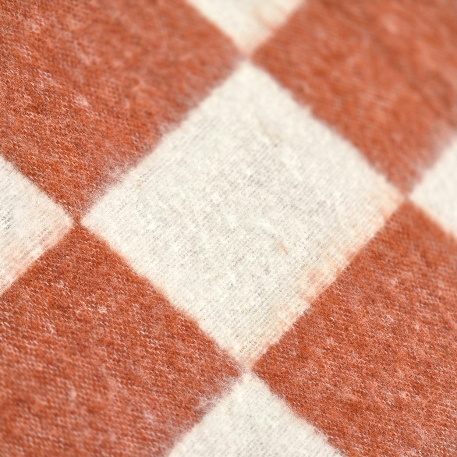 Tapis à carreaux ' Audrey Check ' 130 x 170 cm - Rose/blanc