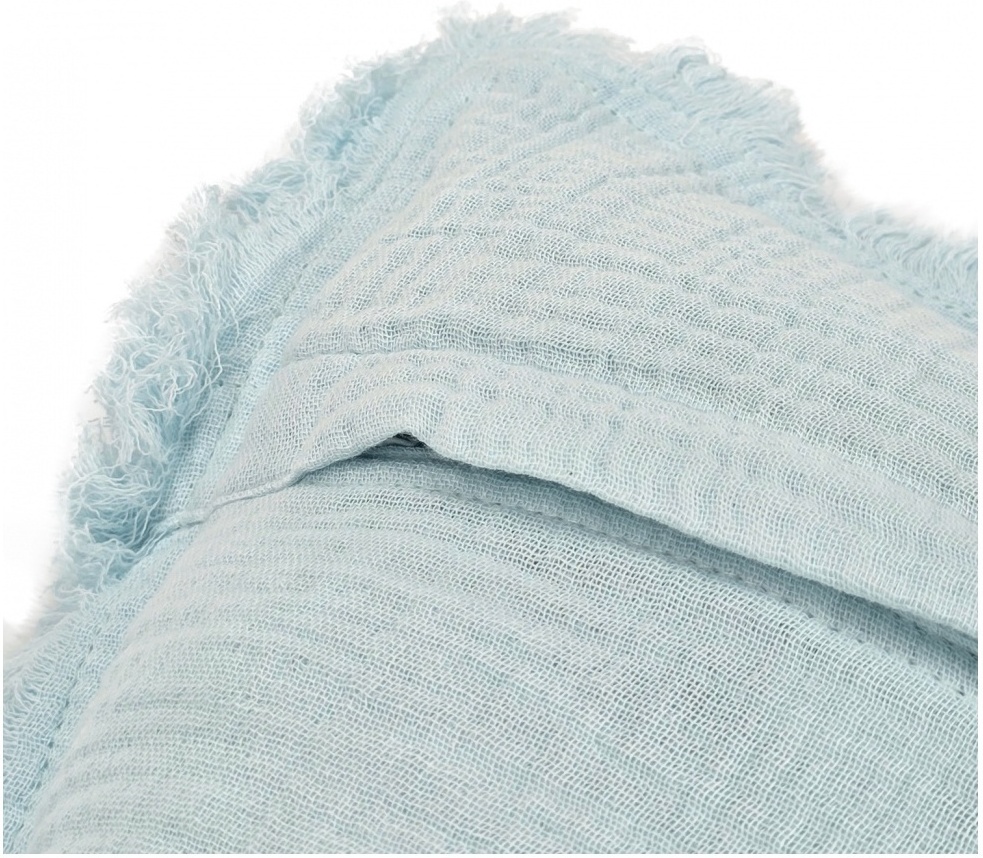 Housse de coussin ' Dorena ' 45 x 45 cm - Bleue