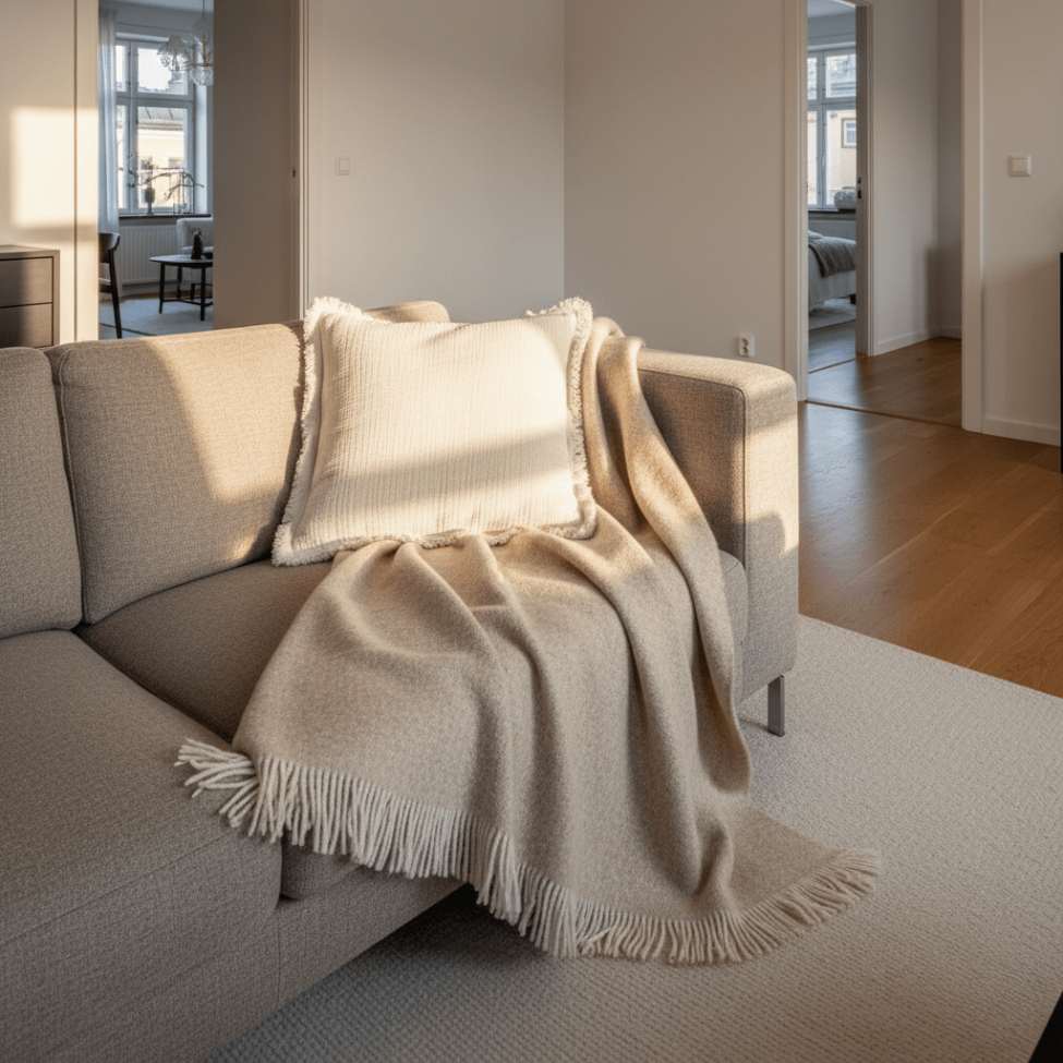 Housse de coussin ' Dorena ' 45 x 45 cm - Gris