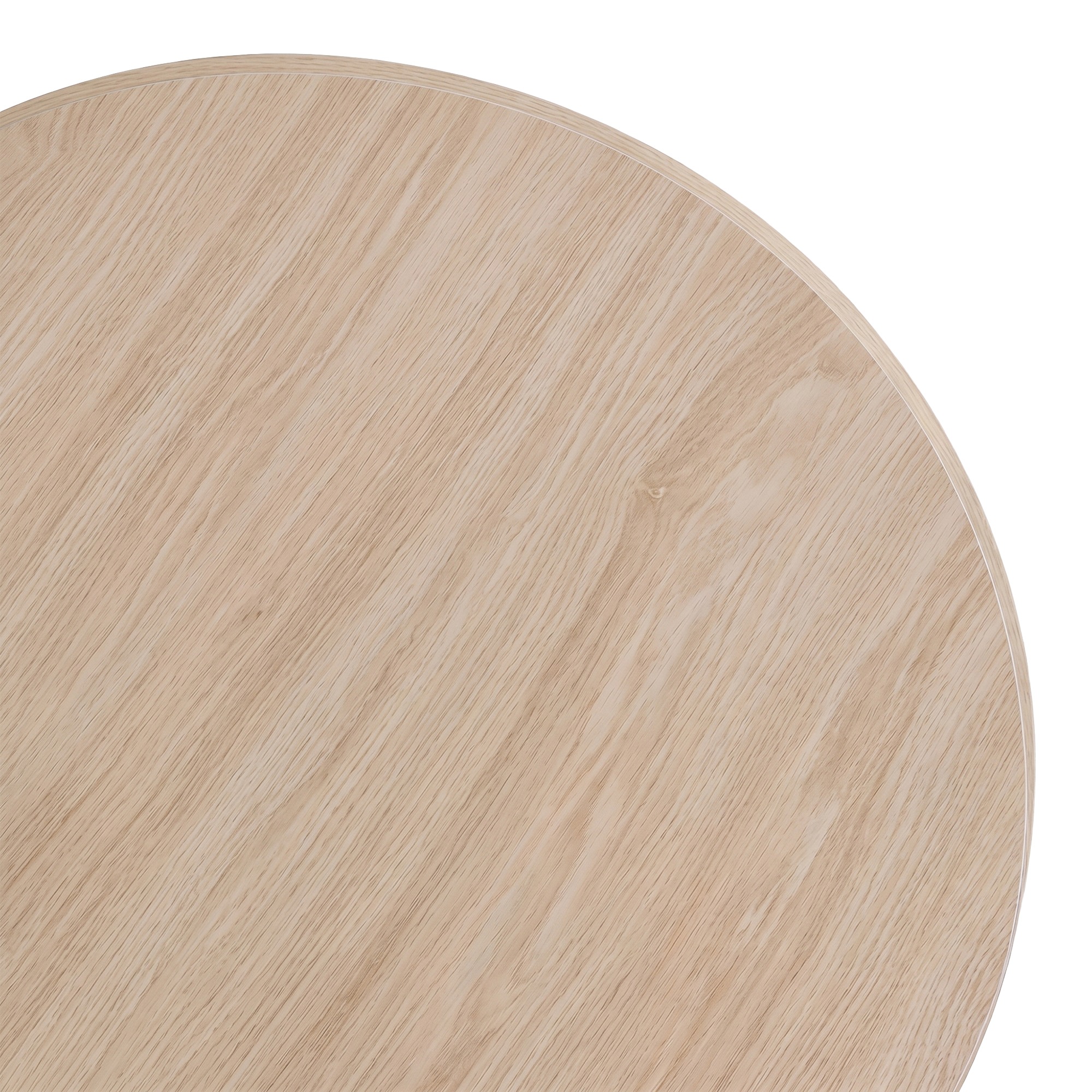 Table basse 'Cr&eacute;me' Ronde 75 cm - Pigment blanc