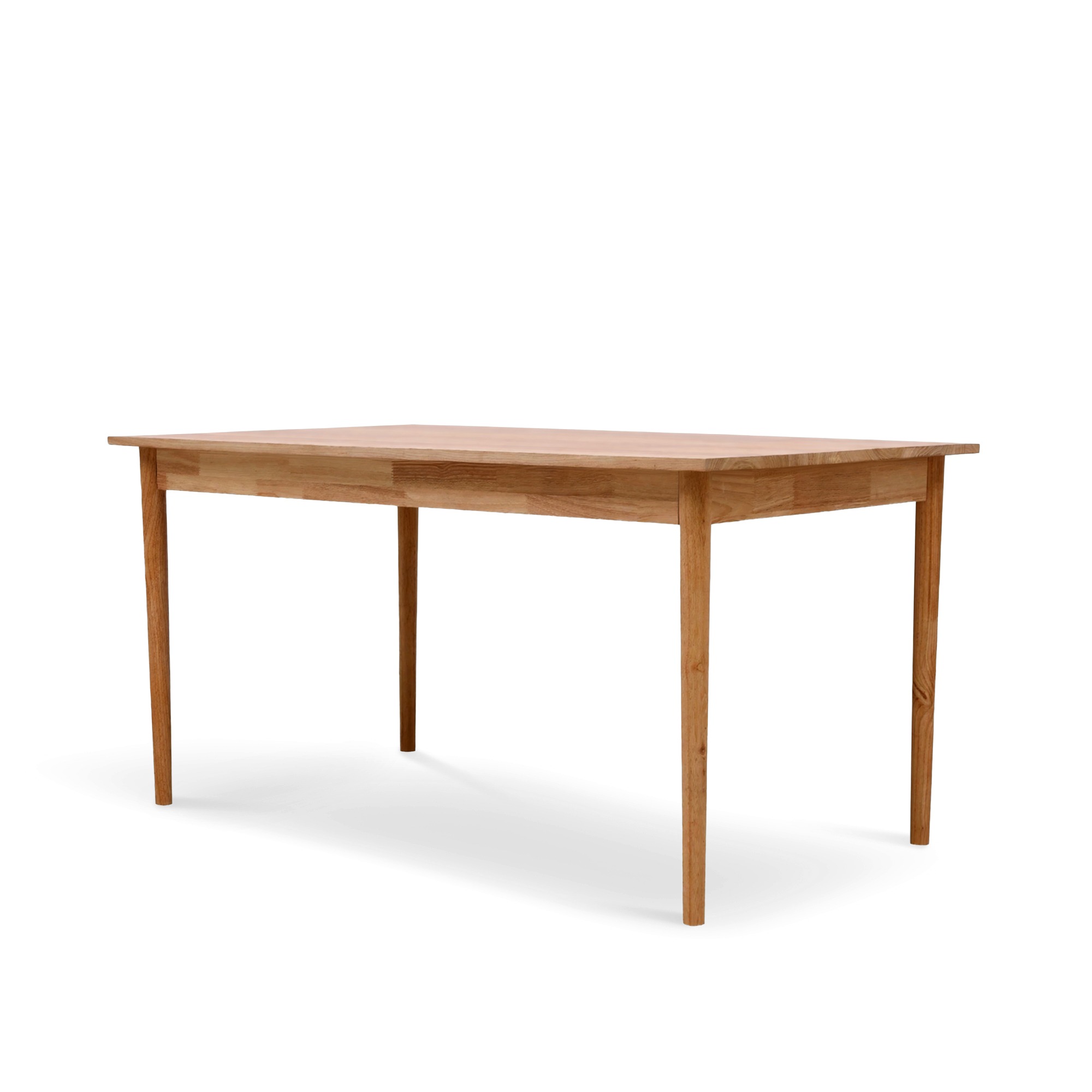Table &agrave; manger 'Fager' 135 cm - Pigment blanc