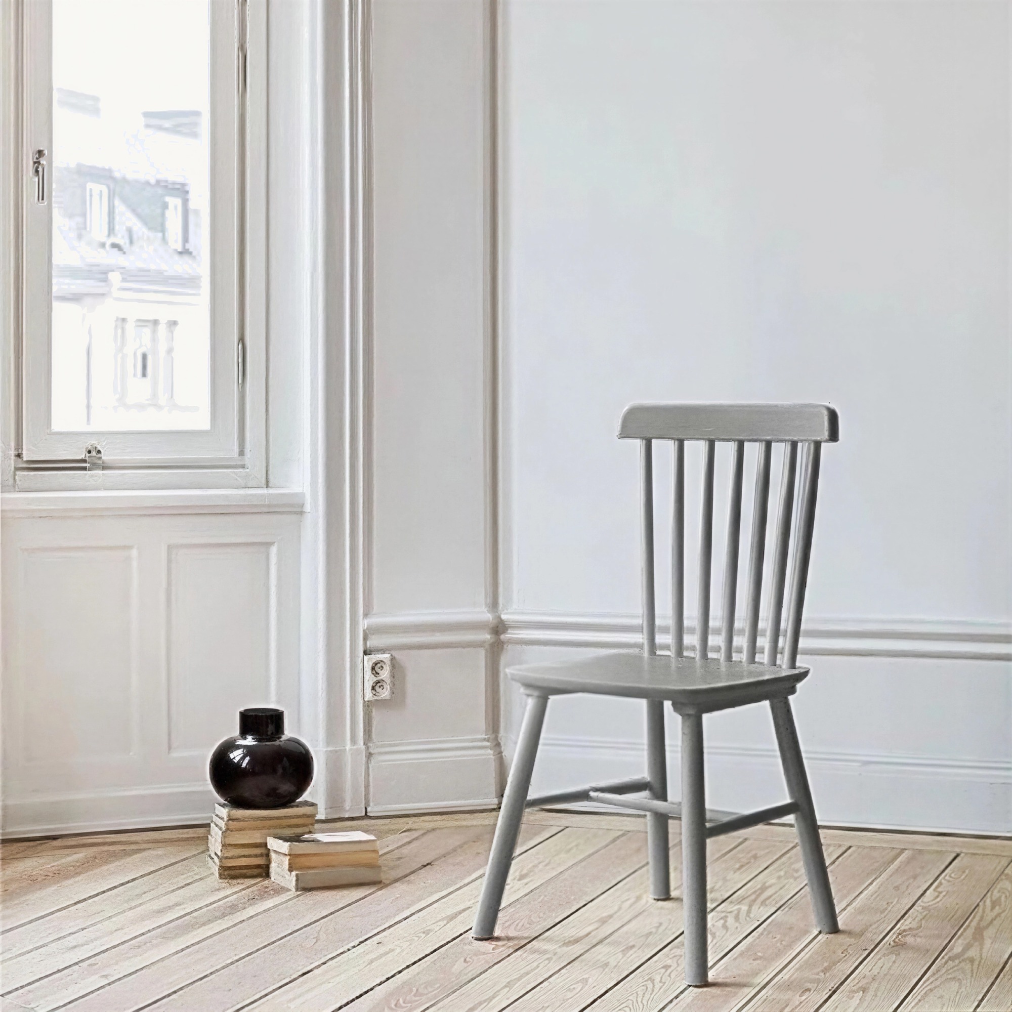 Chaise 'Elsa' - Gris foncé