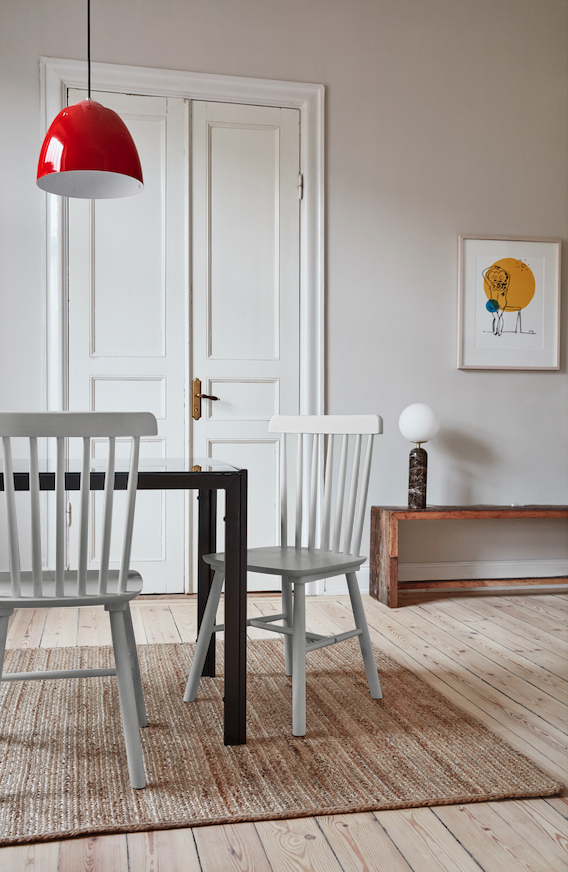 Chaise 'Elsa' - Gris clair