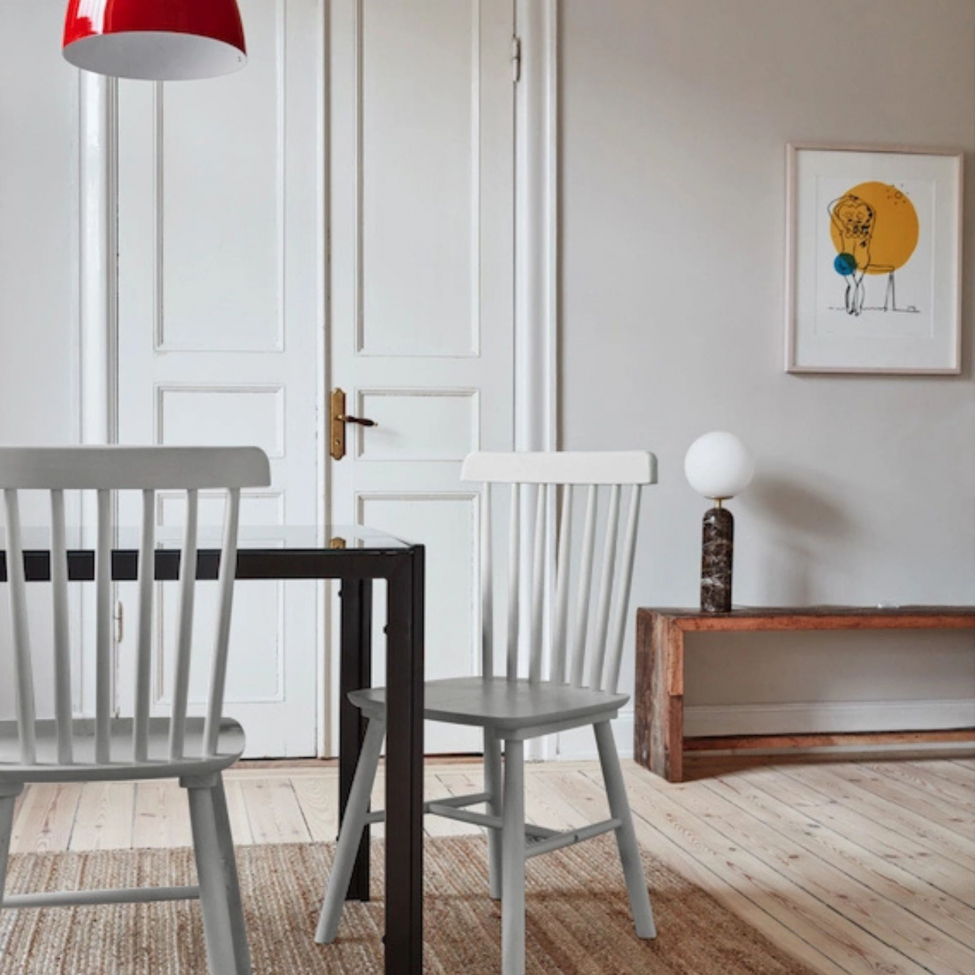 Chaise 'Elsa' - Gris clair