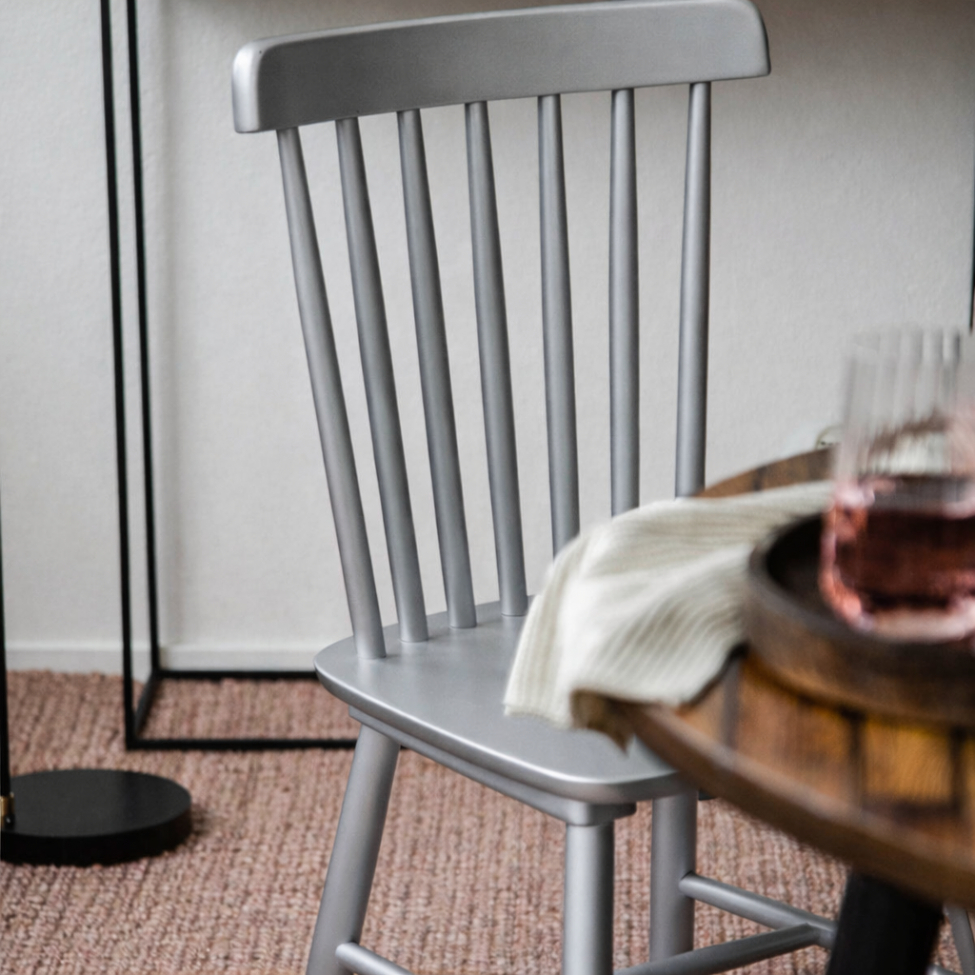 Chaise 'Elsa' - Gris argenté