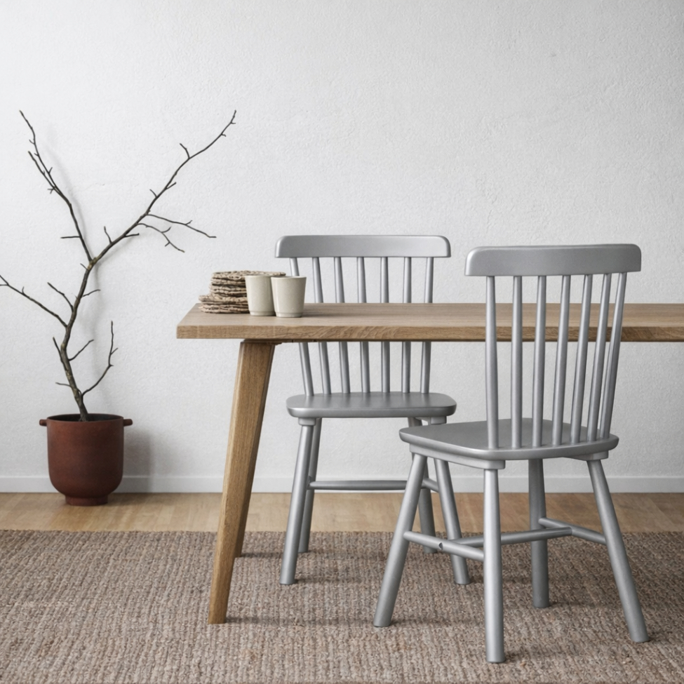 Chaise 'Elsa' - Gris argenté