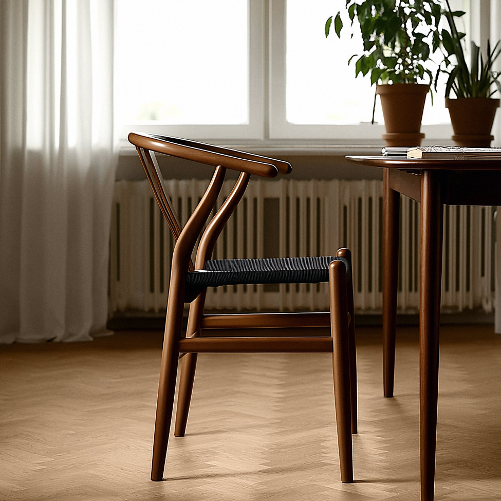 Chaise 'Alta' - Noyer/Noir