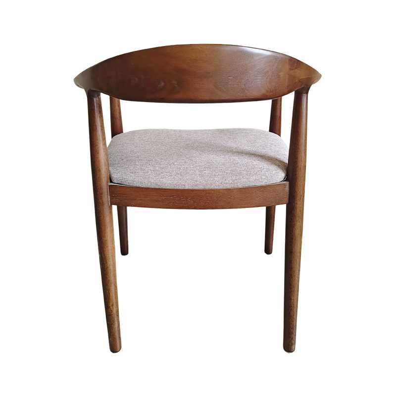 Chaise 'Ask' - Noyer/Gris