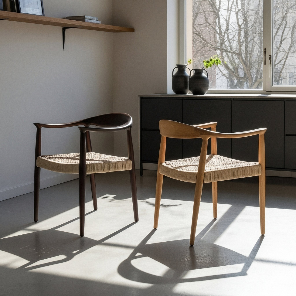 Chaise 'Ask' - Noyer